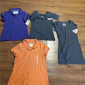 Mossimo Supply Co. Orange and Purple Kids Polo Shirts